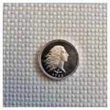 LB silver round Half dollar 1 Ounce silver .999