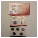 LB Uncirculated U.S coins 2001 D