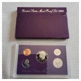 LB Proof set US coins 1990