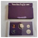LB Proof set US coins 1987