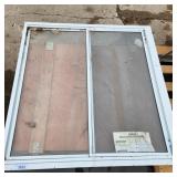 YD Horizontal slider Storm window 36x37"