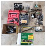 P3 25+Pc Bow saws Caulk guns Spot lights