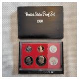LB Proof set US coins 1980