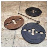 T2 3pc woodstove dampers