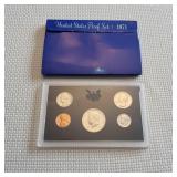 LB Proof set US coins 1971