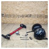 Q3 9pc Bike Accessories, Tire pump, Big bell, Tire