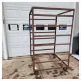 YD Rolling Steel rack 44x44x72"