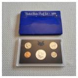 LB Proof set US coins 40 % silver half 1970