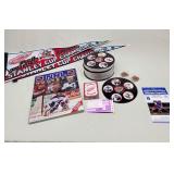 M3 7pc+ (2) Redwings Penants, Hockey Collectables