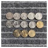 LB 11 Pc Dollars Susan B Sacagawea Susan B are 197