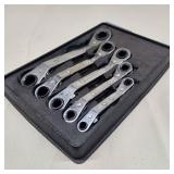 T2 5pc Bluepoint flat ratchet 7-17mm