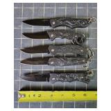 MC Atisen Knife Set Folding Decorated