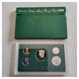 LB Proof set US coins 1998