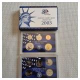 LB Proof set US coins 2003