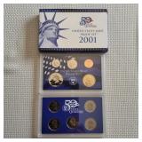 LB Proof set US coins 2001