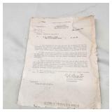 MC Release from Combat Notice WWII