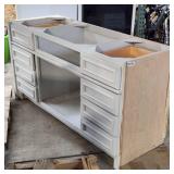 S3 primered wooden Cabinet 21x31x57"