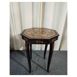 K2 decorative inlaid marquet sewing/side table