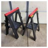 F3 2Pc Plastic Saw horses