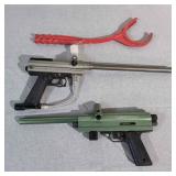 G2 3 pcs rapton spyder one paint gun  skeet throwe
