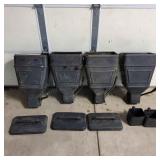 YD 7pcs. plastic grafety feeders 15x24x9