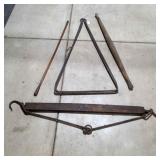 YD 5 pcs vintage tools 4 feet long