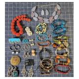 L3 25+pc Chunky Bracelets Earrings Necklace