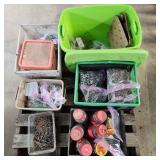 Q3 Bulk lot: Fasteners: Nails, Screws,
