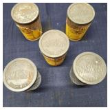 L5 5pc Scotch Snuff Vintage glass