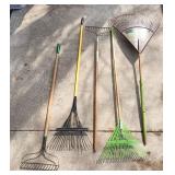 YD 5Pc Rakes Garden Leaf G