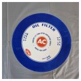 R3 ac metal sign 8.75