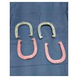 Q3 4Pc Double ringers Horseshoes
