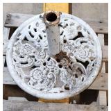 YD Cast iron Patio Umbrella stand 19x13