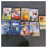 L5 9 pcs cars garfield DVDs