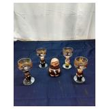 L3 5Pc Surgar bowl Stemware Goebel