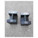 YD 2 pcs tractor whts. 6x7x6x 50 lb