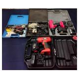 I3 6Pc soldering irons Cordless drills