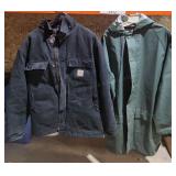 G2 2pcs jacket and rain jacket carhart and bercoww