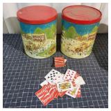 H2 3pcs cocacola coke tins 10x11