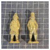 MC 2 pcs penco brass fishermen 5 inch tall