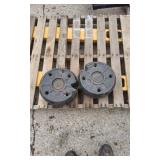 YD 2pcs wheel weights simplicity lawn tractor whts