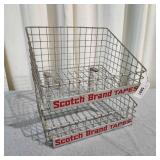 S2 Scotch Brand Tapes Display basket 12x14x15' dou