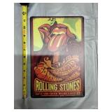 I2 Metal Sign 12 X 8 Rolling stones