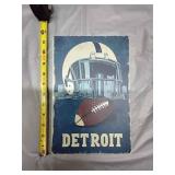 I2 Metal Sign 12 X 8 Detroit