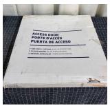 F3 access panel 26x26 metal with lock and key