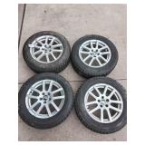 YD 4Pc Bridgestone Rims / tires 215/60R16