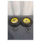 P2 2pcs john deer ronpow n.i.b. lawn tires 13x5.00