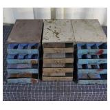 F2 3pcs union chests utility cabinet 10x12x10