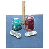 I2 4Pc Light lens Insulators Glass