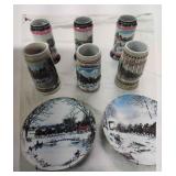 L2 budwiser mugs and plates